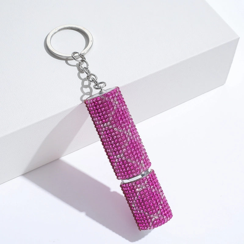 Luxurious Leopard Aluminium Alloy Crystal Women’s Keychain
