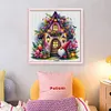 House Gnome-11CT Stamped Cross Stitch 40*40cm/15.75*15.75in