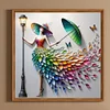 Diamond Painting -DIY Round Drill Girl(40x40cm)