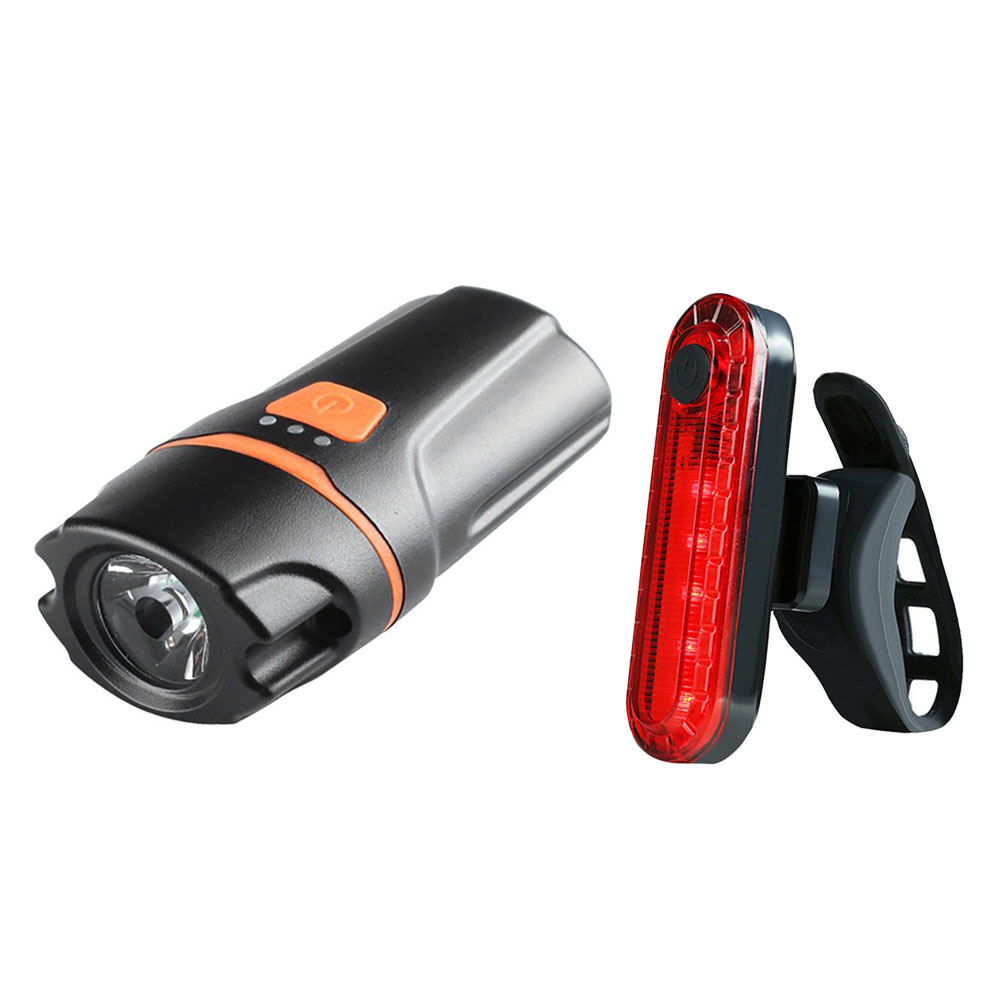 

2pcs Rechargeable Waterproof LED MTB Bike Flashlight Bicycle Warning Lights, 501 Original