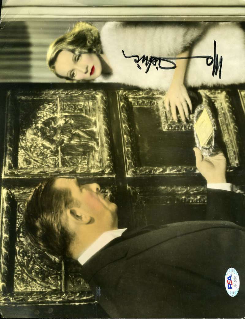 Marlene Dietrich PSA DNA Coa Hand Signed 9x11 Photo Poster painting Autograph