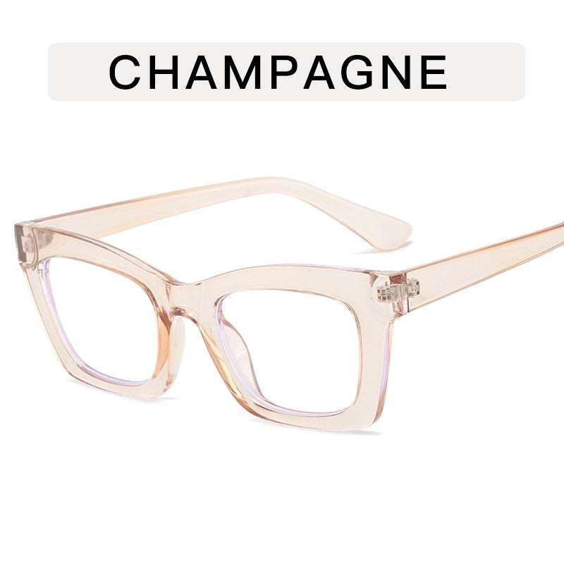 Minimalist Marble Color Block Ac Square Full Frame Optical Glasses