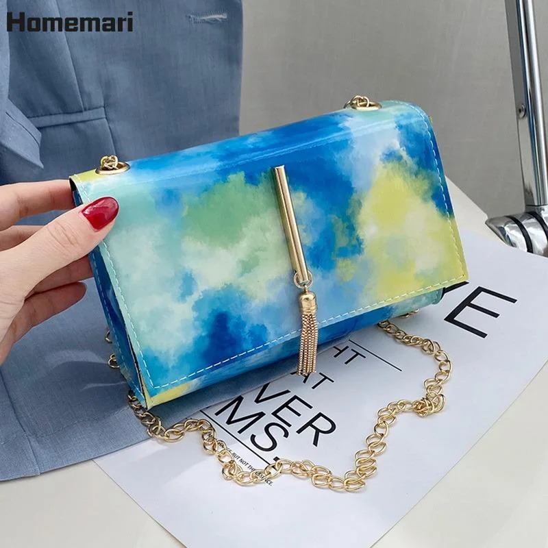 Fashion Marbling Crossbody Bags For Women 2021 PU Leather Shoulder Bag Waterproof Handbags For Women Korean Style Female Bags