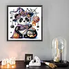 Diamond Painting - Partial Special Shaped Drill - Halloween Panda(Canvas|30*30cm)