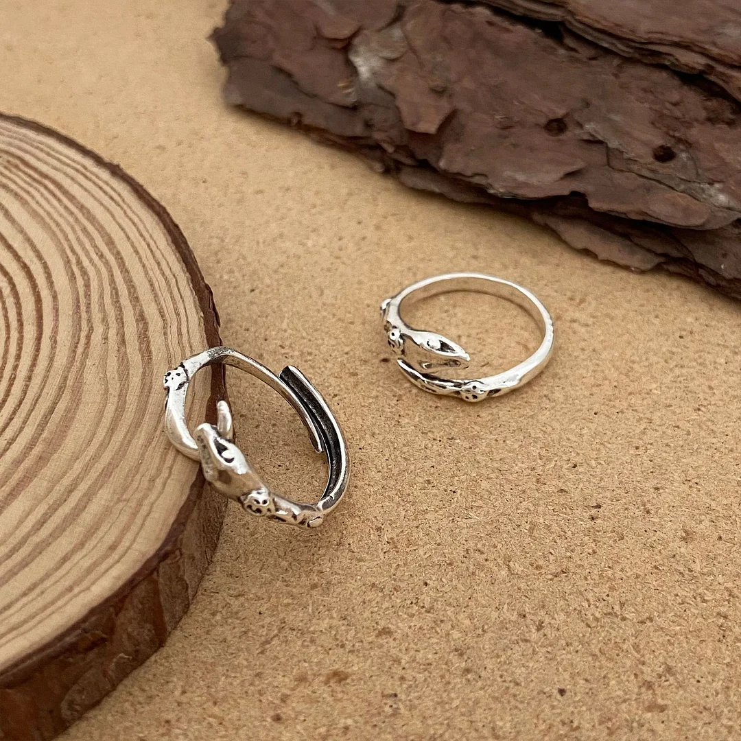 Two snake rings.