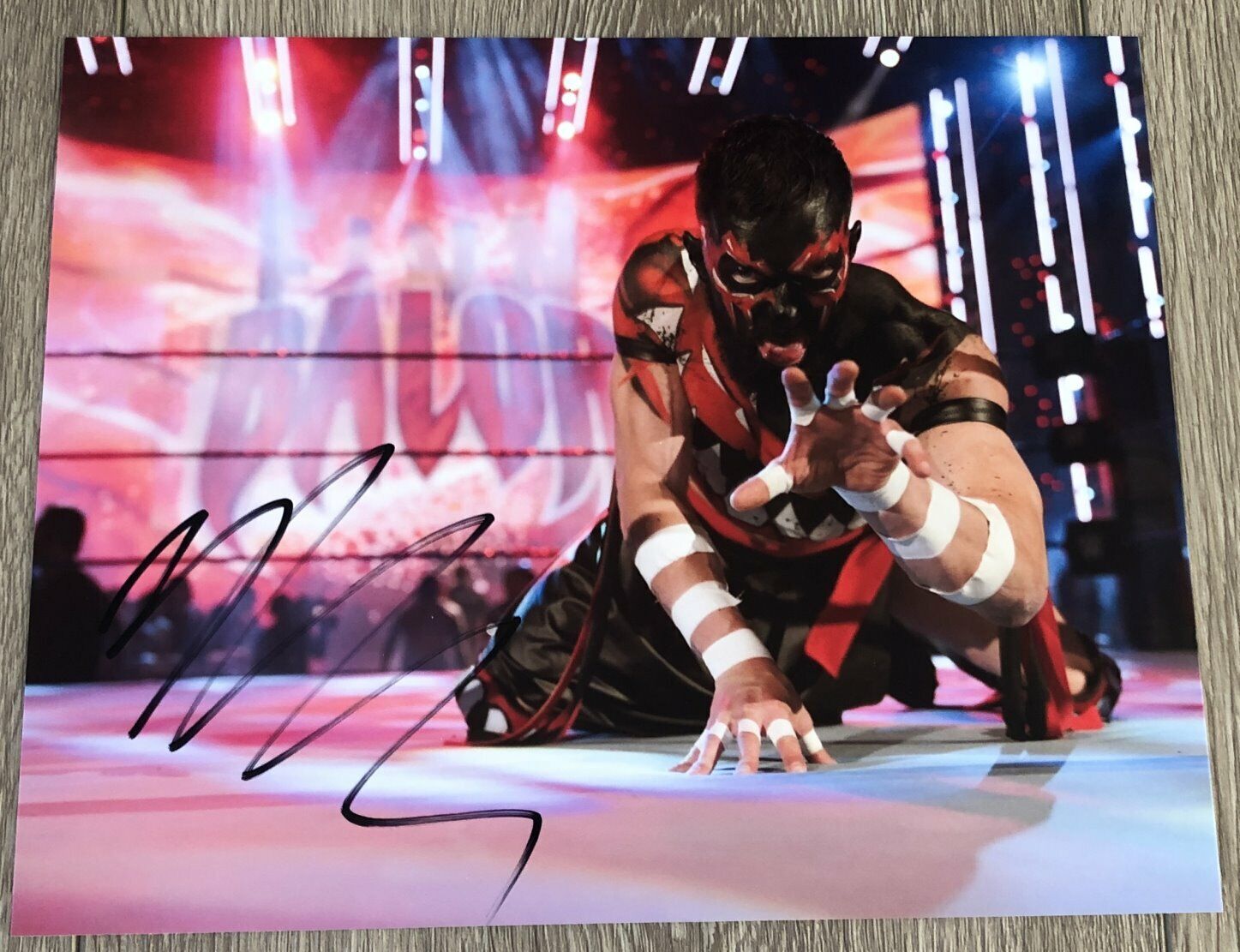 FINN BALOR THE DEMON.SIGNED AUTOGRAPH RAW WWE NXT 8x10 Photo Poster painting A w/EXACT PROOF