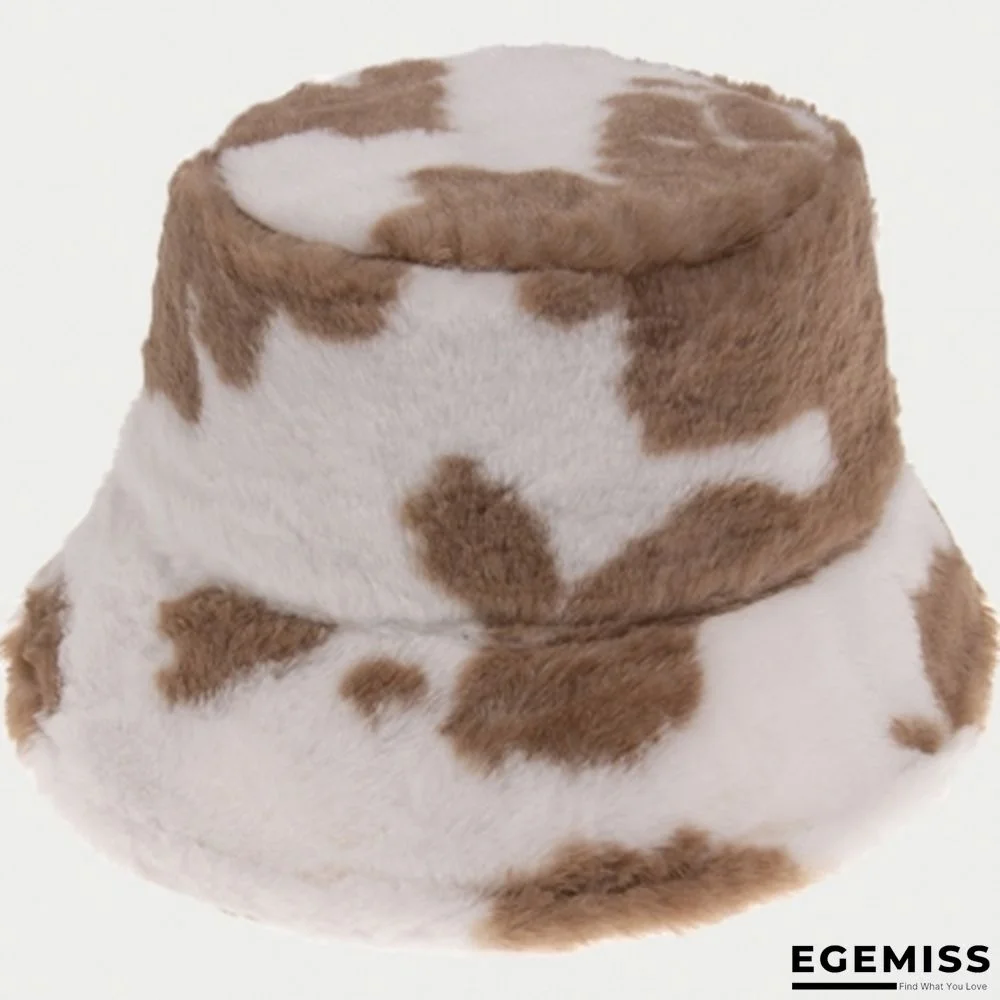 Brown Fashion Casual Print Hat | EGEMISS