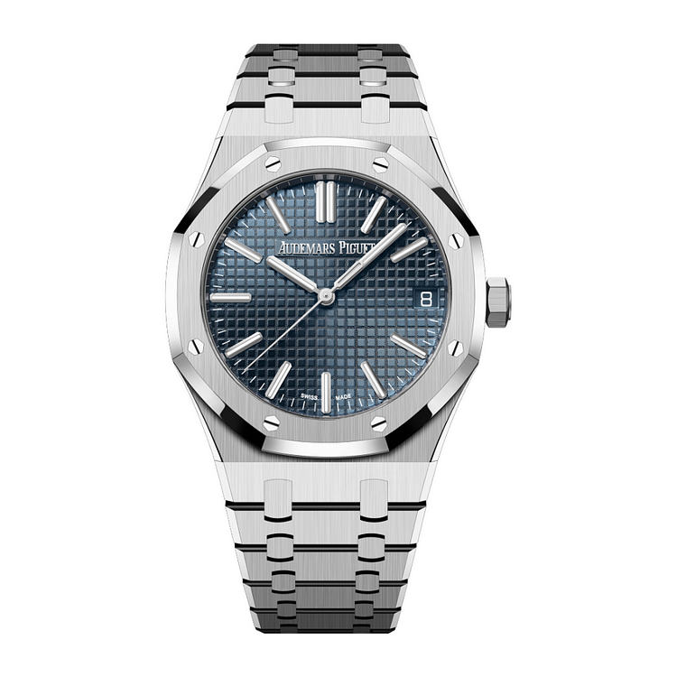 Audemars Piguet Royal Oak Selfwinding "50th Anniversary" 41mm Steel Blue Dial 15510ST.OO.1320ST.01