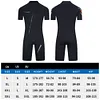 Men 2mm Neoprene Wetsuit Elastic Swimsuit Diving Rompsuit for Surfing Snorkeling