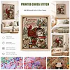 Santa Mail DIY 11CT 3 Strand Stamped Cross Stitch Kit for Adults 40x50cm tapestrymarket