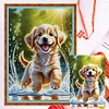 (Multi-Style) Flowers Dog-11CT Counted Cross Stitch 40*50cm/40*60cm