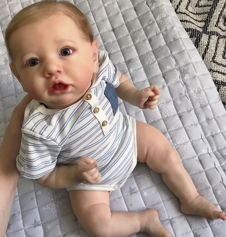 22"Kleine Sarai Lebensechte Babypuppe Mädchen