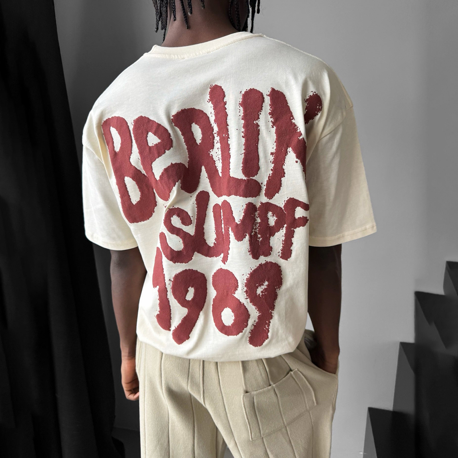Fashionable Letter Design Casual T-shirt