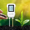 3 In1 Soil PH Tester LCD Temperature Humidity Meter for Flower Plant Potted