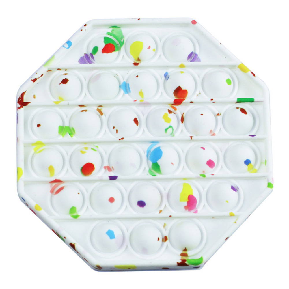 

Octagon Shaped Stress Reliever Puzzle Push Bubble Squeeze Sensory Toy (C), 501 Original