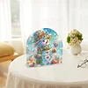 Christmas Acrylic DIY 5D Diamond Art Painting Napkin Holder Set (Snowman)