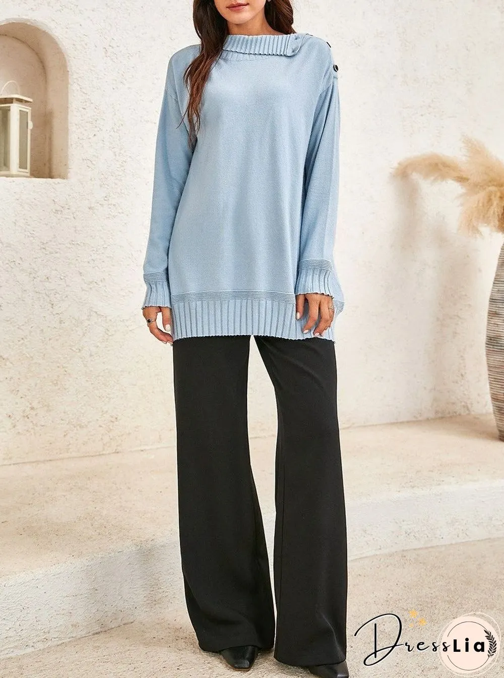Fashionable And Casual Women's Woollen Tops