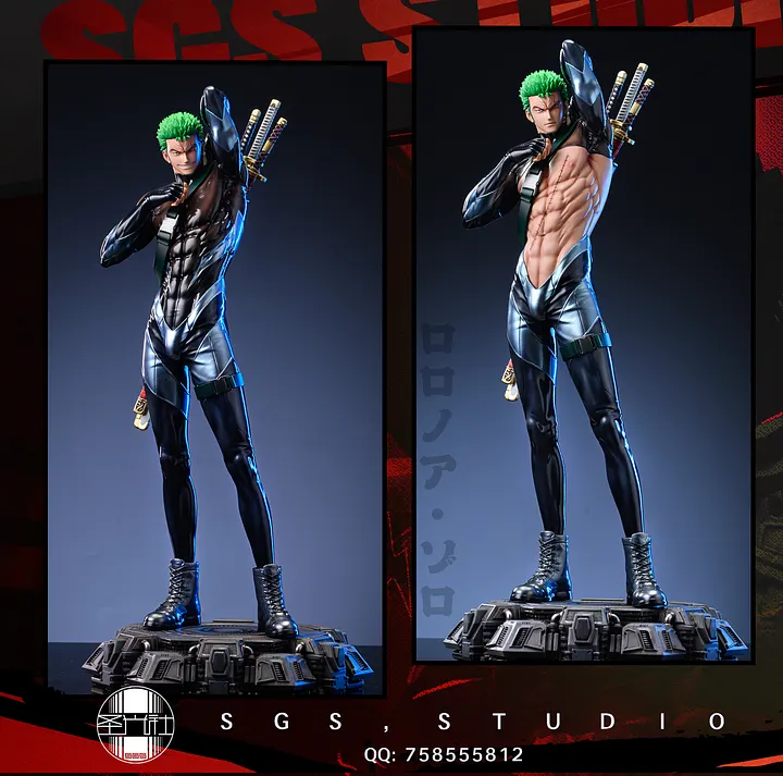 PRE-ORDER SGS Studio One Piece Gel Coat Dressed Zoro Statue(GK