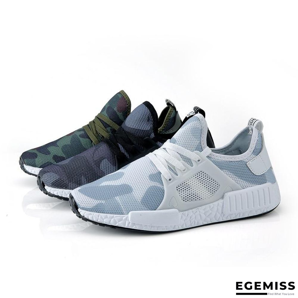 Men Casual Army Green Camouflage Footwear Sneakers Shoes | EGEMISS