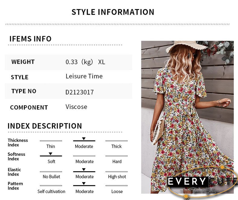 Design Women's Waist Down Dress Print Sexy Skirt