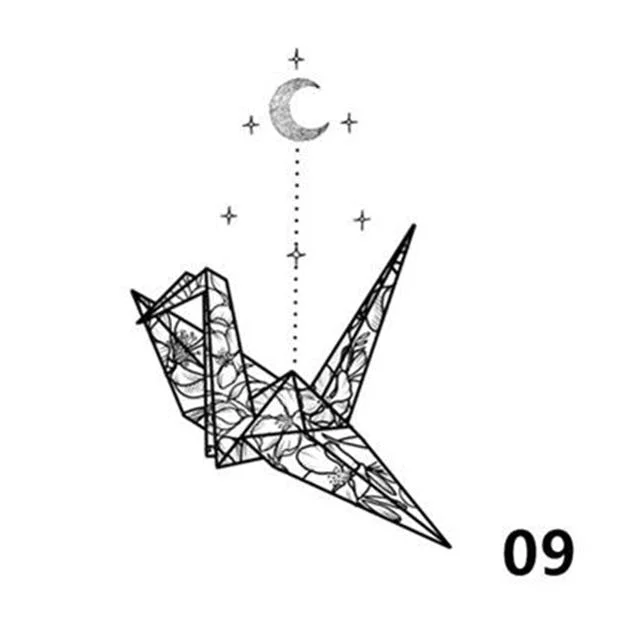 Waterproof Tattoo Stickers Cute Pattern Fake Tattoos Love Hourglass Sexy Girl Arm Clavicle Animal Wolf Temporary Tatoo Sticker