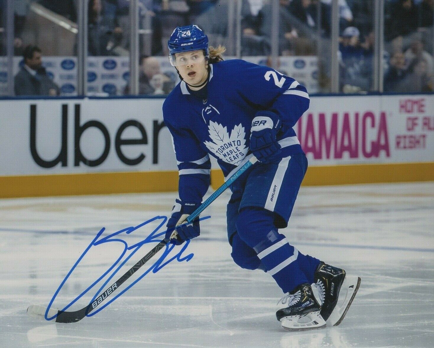 Toronto Maple Leafs Kasperi Kapanen Signed Autographed 8x10 NHL Photo Poster painting COA #1