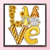 Sunflower Gnome - 11CT Stamped Cross Stitch 40*40cm/15.75*15.75in