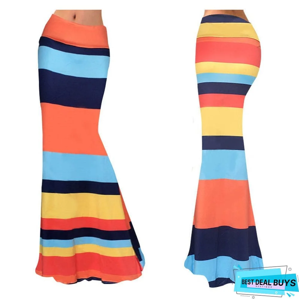 Half Skirt Women's New High Waist Elastic Bag Hip Skirt