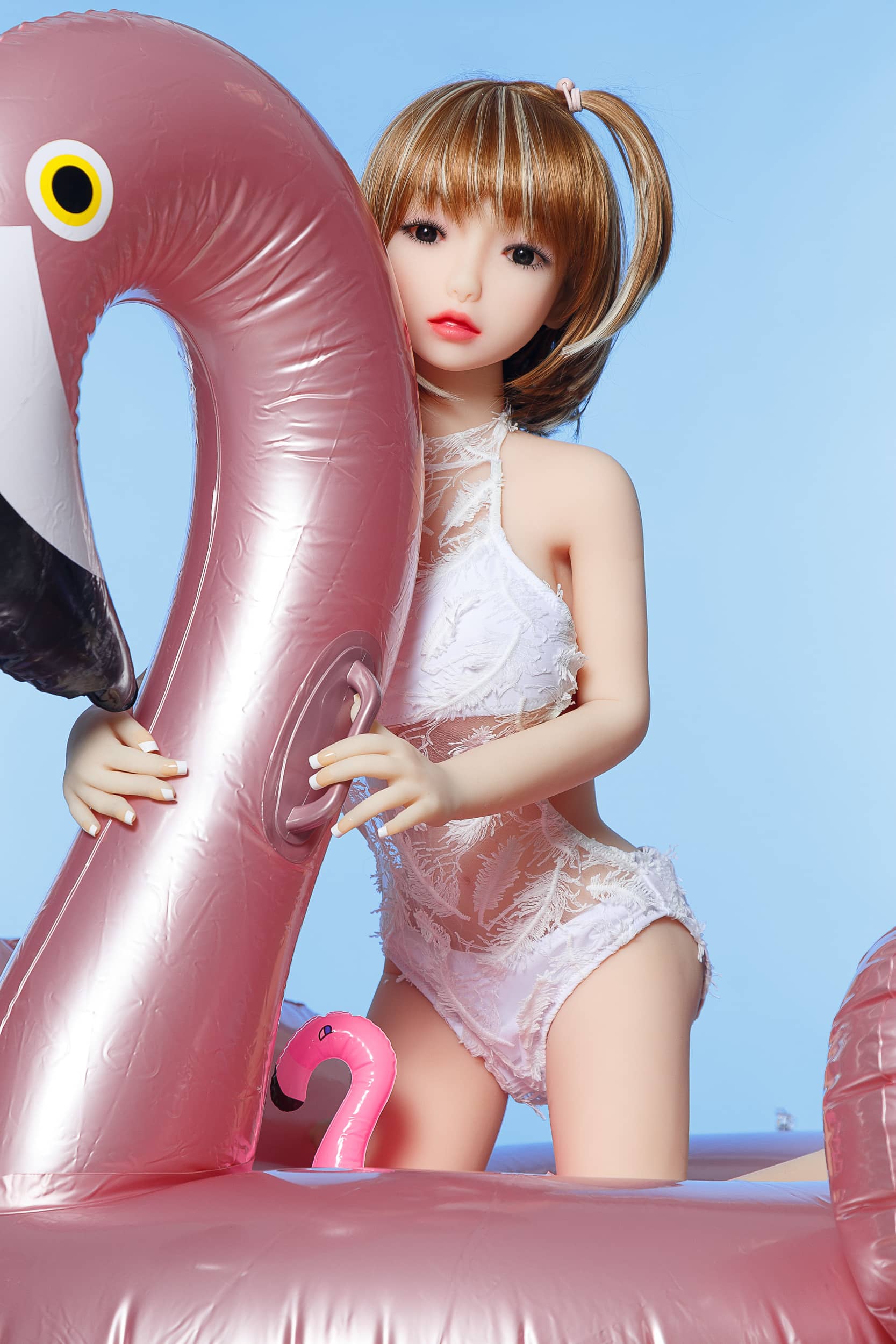 Small Love Doll Aibei Doll 128cm (4.20')  TPE Large Breast #94 -Brooklyn (NO.807) Aibei Doll Littlelovedoll