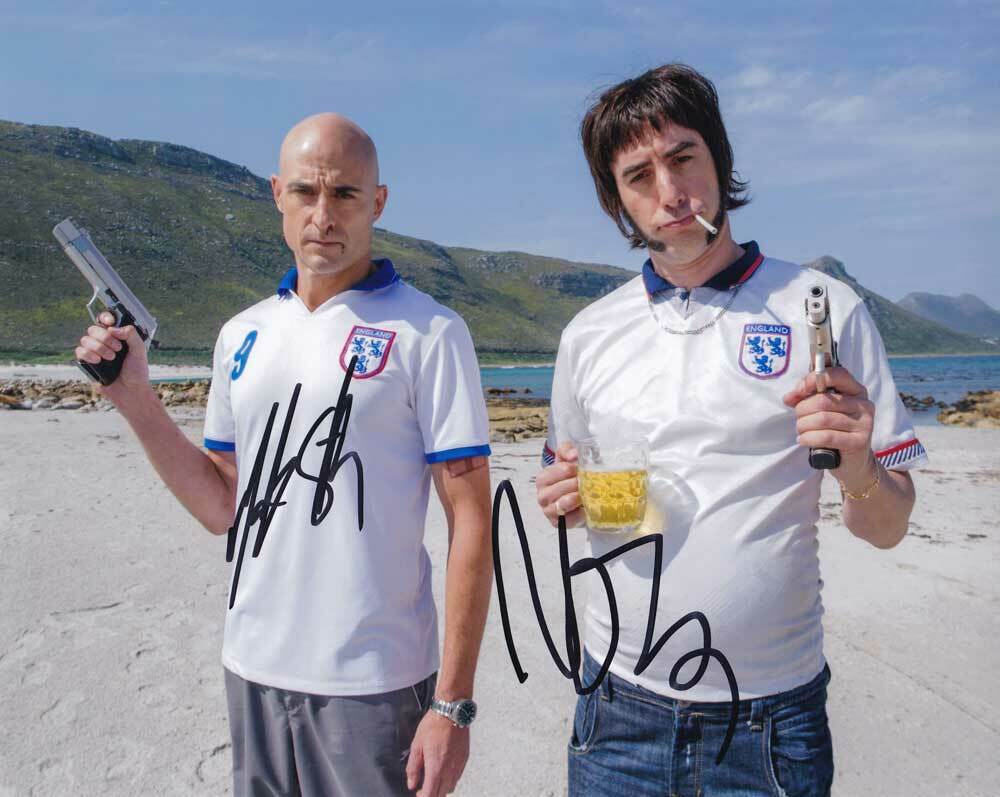 Brothers Grimsby AUTHENTIC Autographed Photo Poster painting cast SHA #80634