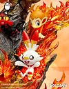 Fire Type Family with LED - Pokemon Resin Statue - EGGS Studios