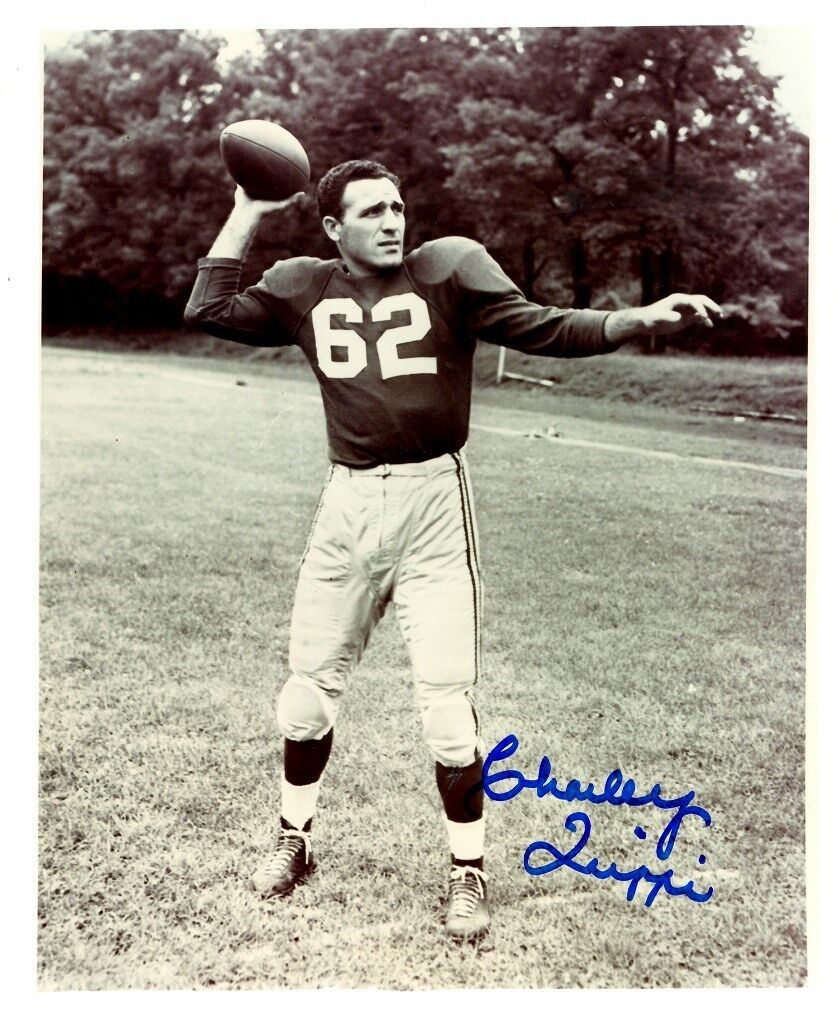 Signed 8x10 CHARLEY TRIPPI Chicago Cardinals Autographed Photo Poster painting - w/ COA