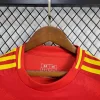 2024 Kids Size Spain Home Football Shirt 1:1 Thai Quality 