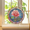 >SALE<Acrylic Suncatcher 2D Flat DIY Rose Diamond Single-Sided Art Pendant Decor