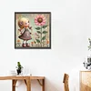 Diamond Painting -DIY Full Square Drill Fresh Flower Girl(35*35CM)