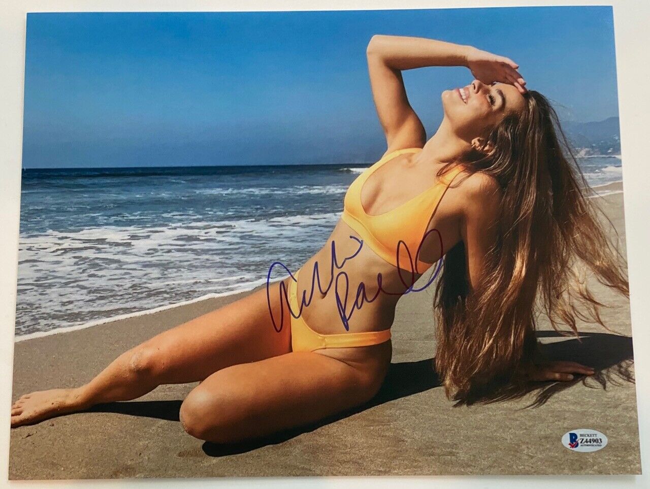 Addison Rae Signed Autographed 11x14 Photo Poster painting TikTok Actress Beckett BAS COA