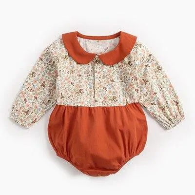 Infants Cowboy Rompers Baby Bodysuit Long Sleeve Cute Pure Color Romper New 2019 Autumn Winter Girls Baby Girl Clothes Jumpsuit