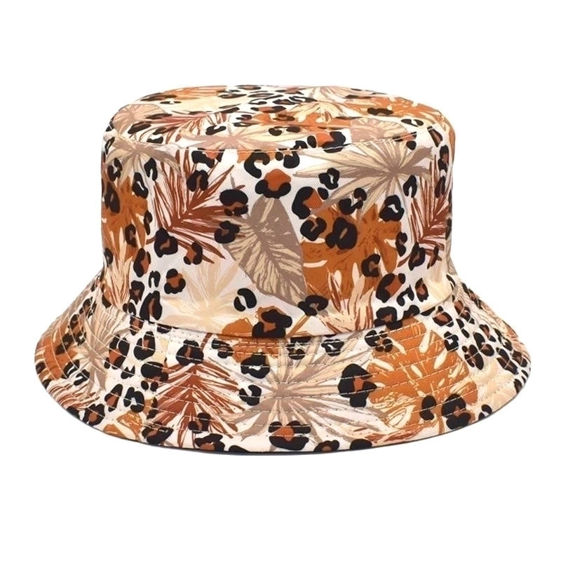 Unisex Fashion Geometric Printing Flat Eaves Bucket Hat