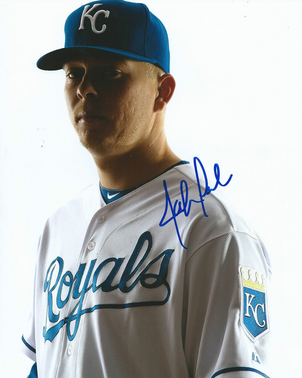 **GFA Kansas City Royals *JOHN LAMB* Signed 8x10 Photo Poster painting J2 COA**