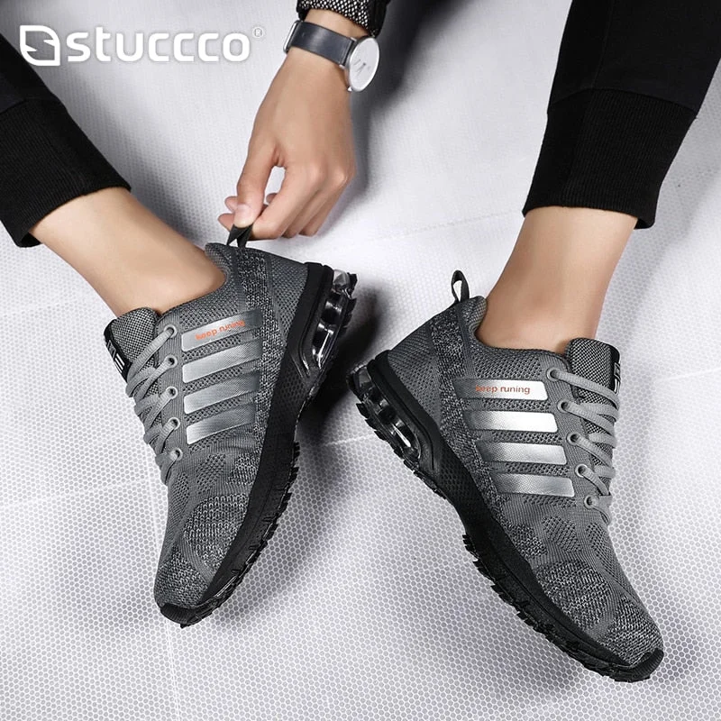 Men Vulcanize Shoes Chunky Sneakers Man Platform Shoes Air Mesh Spring Autumn Zapatillas De Deporte Running Sports Shoes