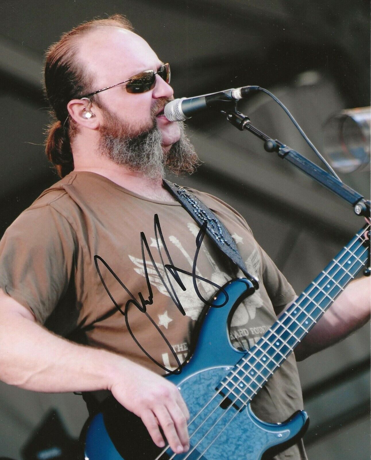 John Driskell Hopkins Zac Brown Band signed 8x10 Photo Poster painting autographed 2