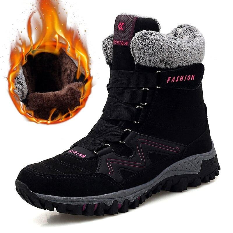 Women Winter Work Warm Snow Boots