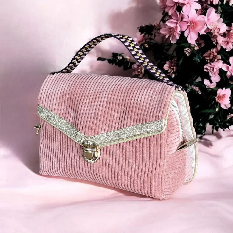 French Style Girls Handbag Sewing Template - Include Instructions