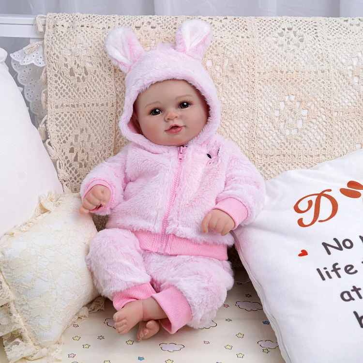 [Ships Within 24 Hours] Babeside Quiet Reborn Baby Bailyn 20'' Little Infant Girl Best Gift for Kids