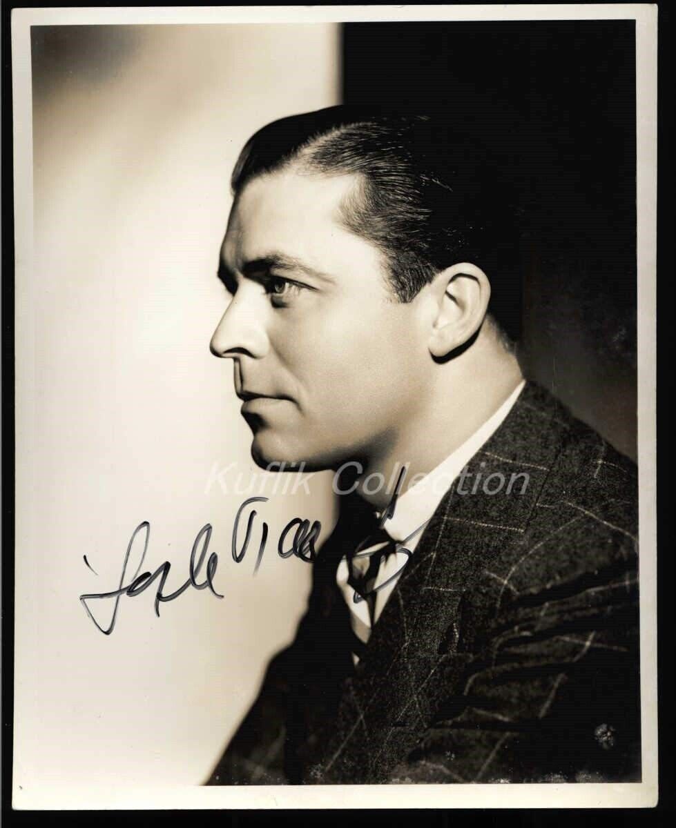 Lyle Talbot - Signed Vintage Celebrity Autograph Photo Poster painting