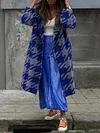 Stylish Loose Lapel Collar Long Sleeve Buttoned Long Woolen Outerwear