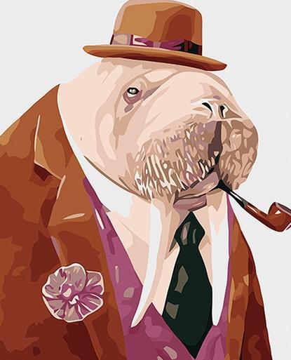

Mr Walrus – Paint By Numbers - 40*50CM, 501 Original