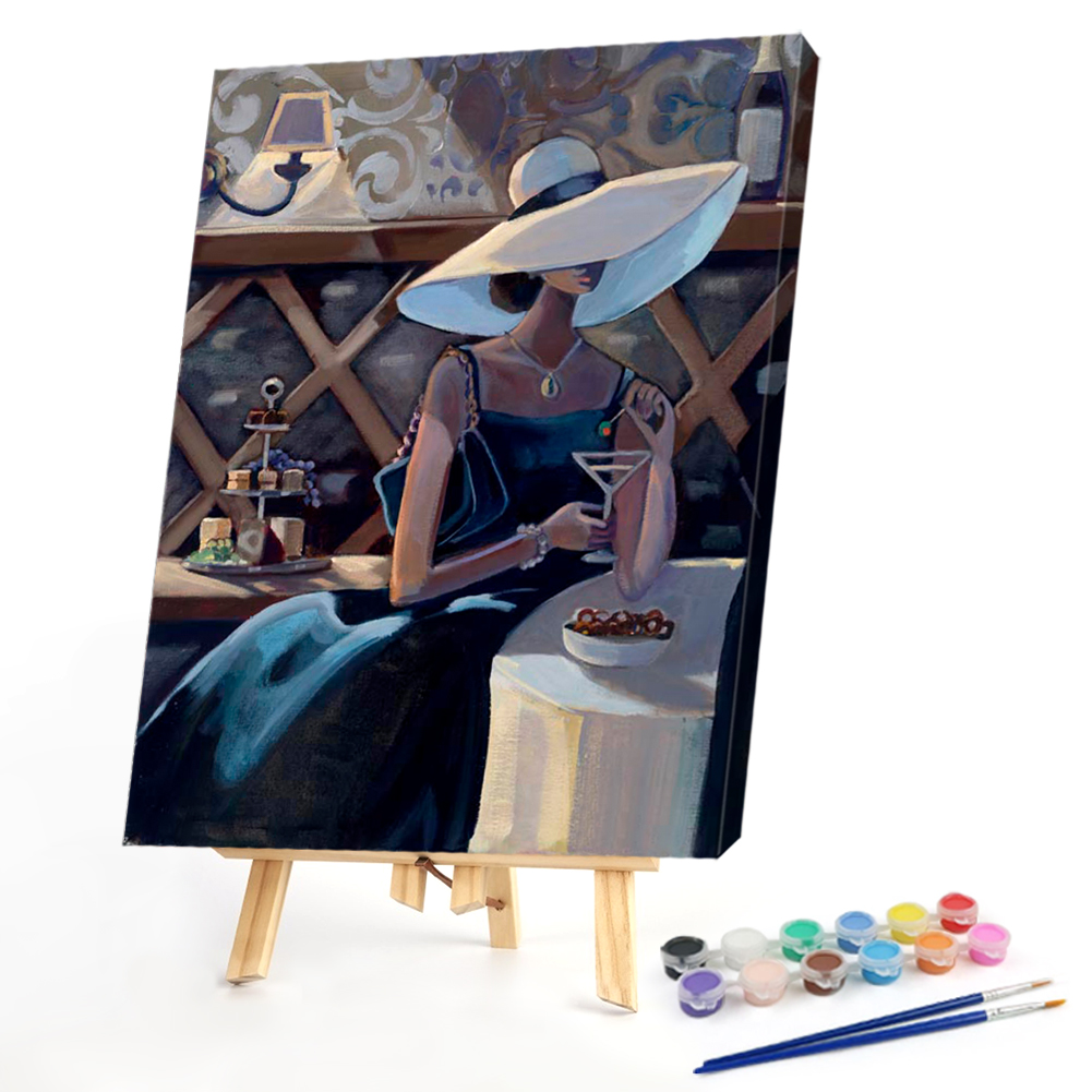 

40*50CM - Paint By Numbers - Big Dress Girl, 501 Original