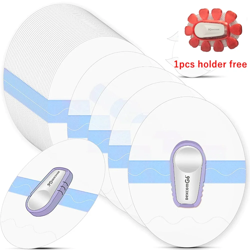 140pcs Shower Waterproof Patches, Transparent Adhesive Patches for Dexcom  G6 Overpatch, Continuous Glucose Monitor Protection 