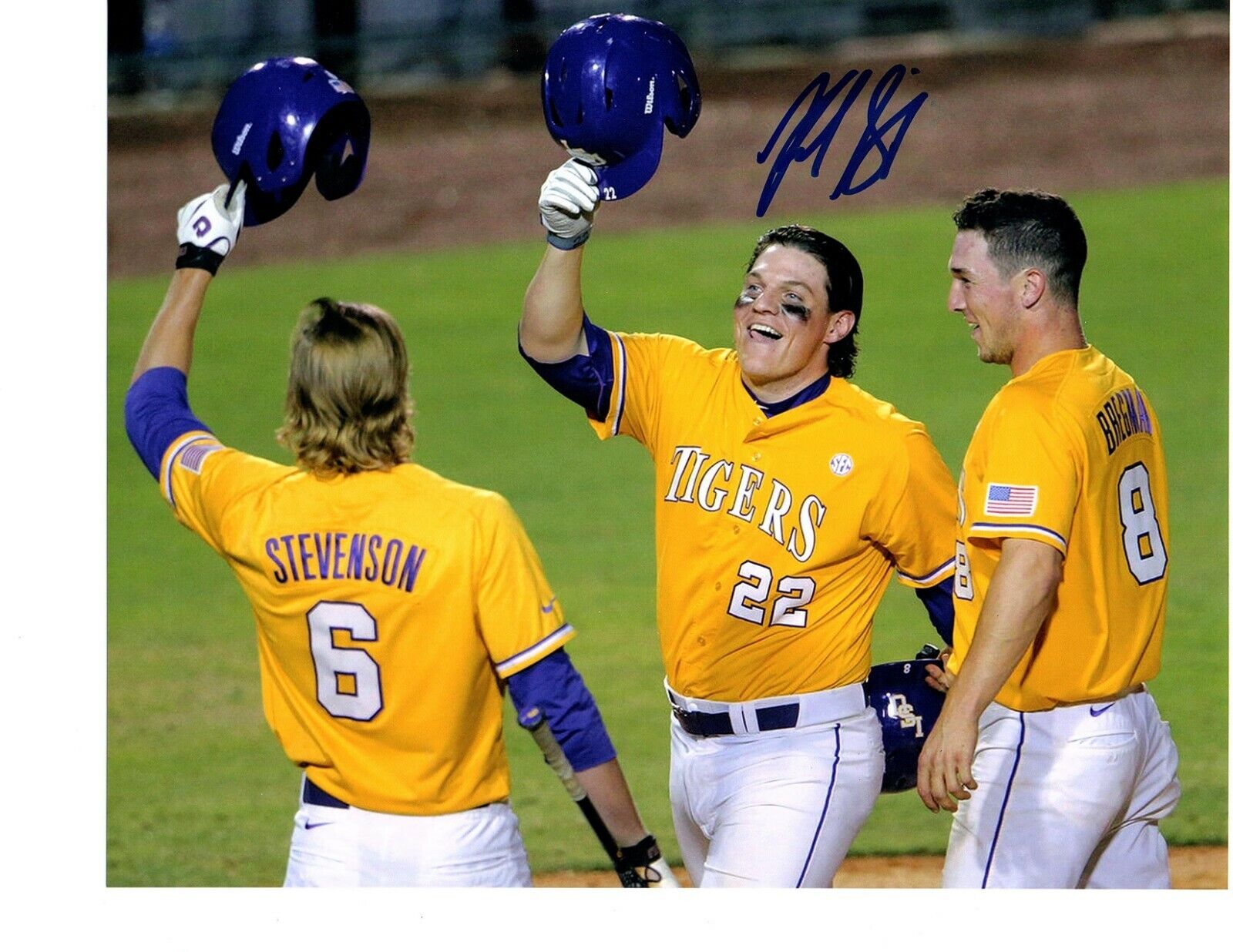 Kade Scivicque LSU Tigers Signed 8x10 Photo Poster painting Autographed Detroit Tigers BAYOU f